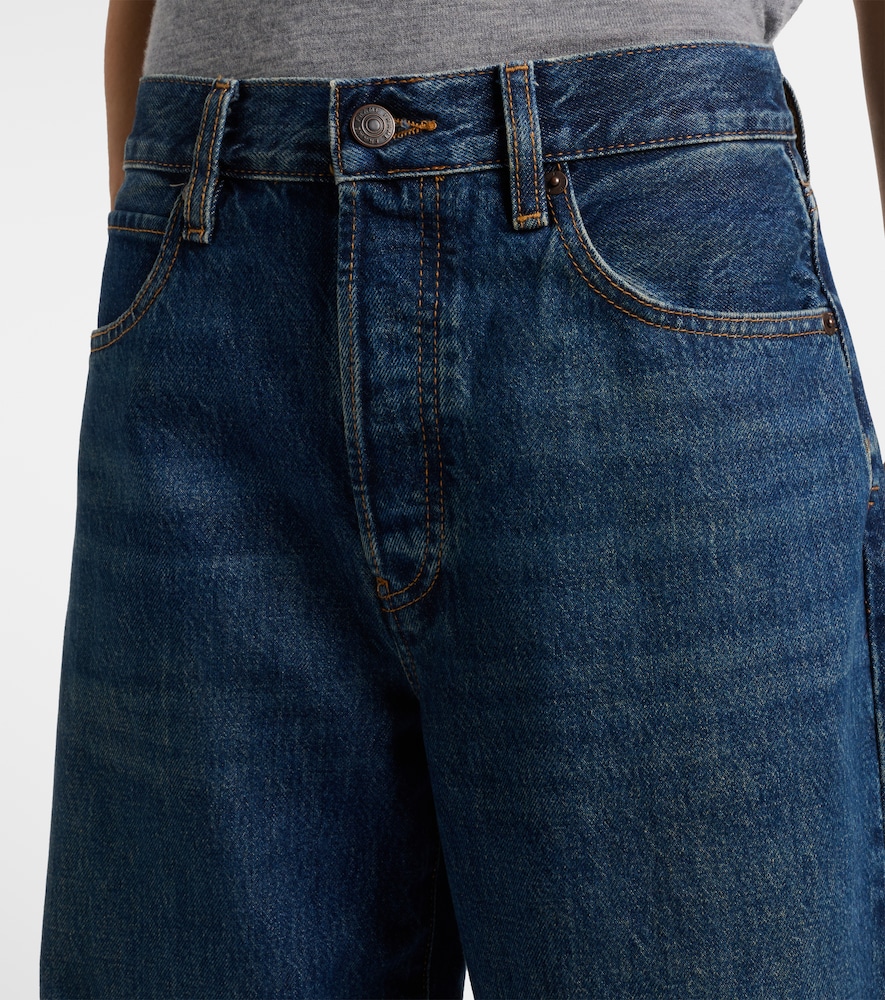 Frame Ultra-high Waist Flare Jeans With Side Slits For Women In Blue