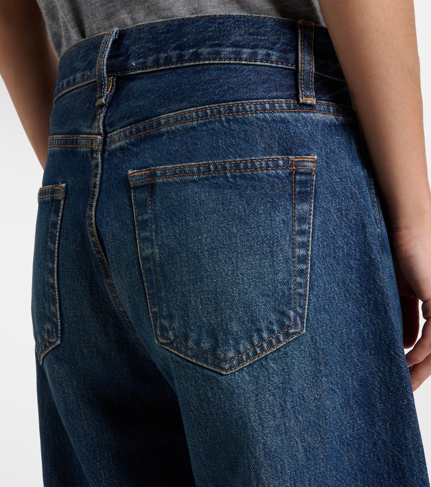 Frame Ultra-high Waist Flare Jeans With Side Slits For Women In Blue