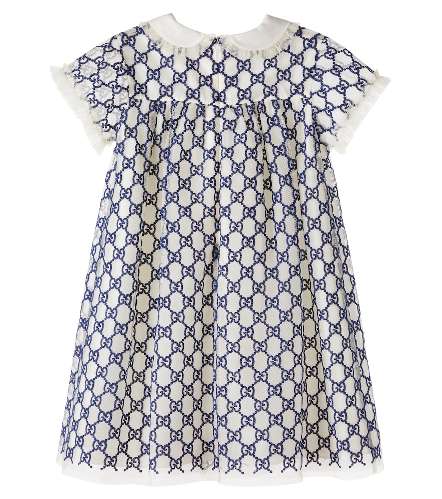  Gucci Kids Gucci Kids Baby Kleid Gg Aus Tüll 