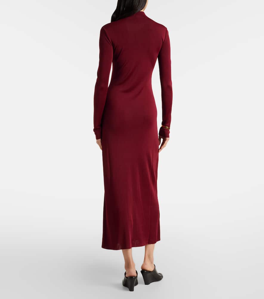 Altuzarra Jersey Maxi Dress In Burgundy