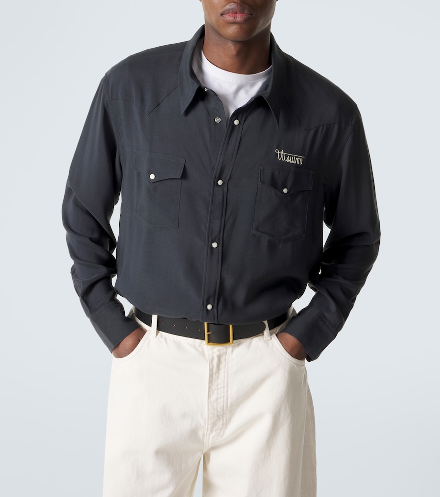  Visvim Visvim Camisa Four Corners De Lona 