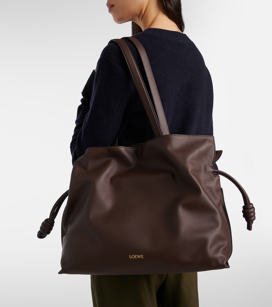 Loewe Flamenco Large leather tote bag
