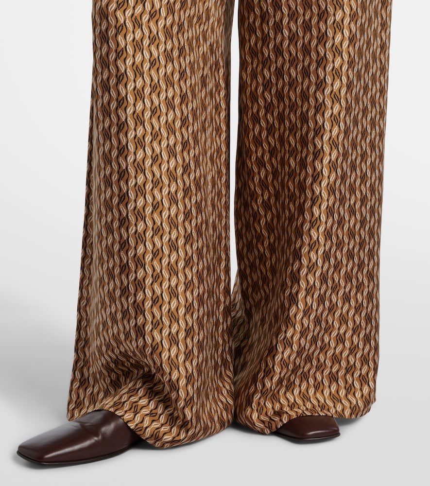  Max Mara Max Mara Palazzo-hose Clarino Aus Seiden-twill 