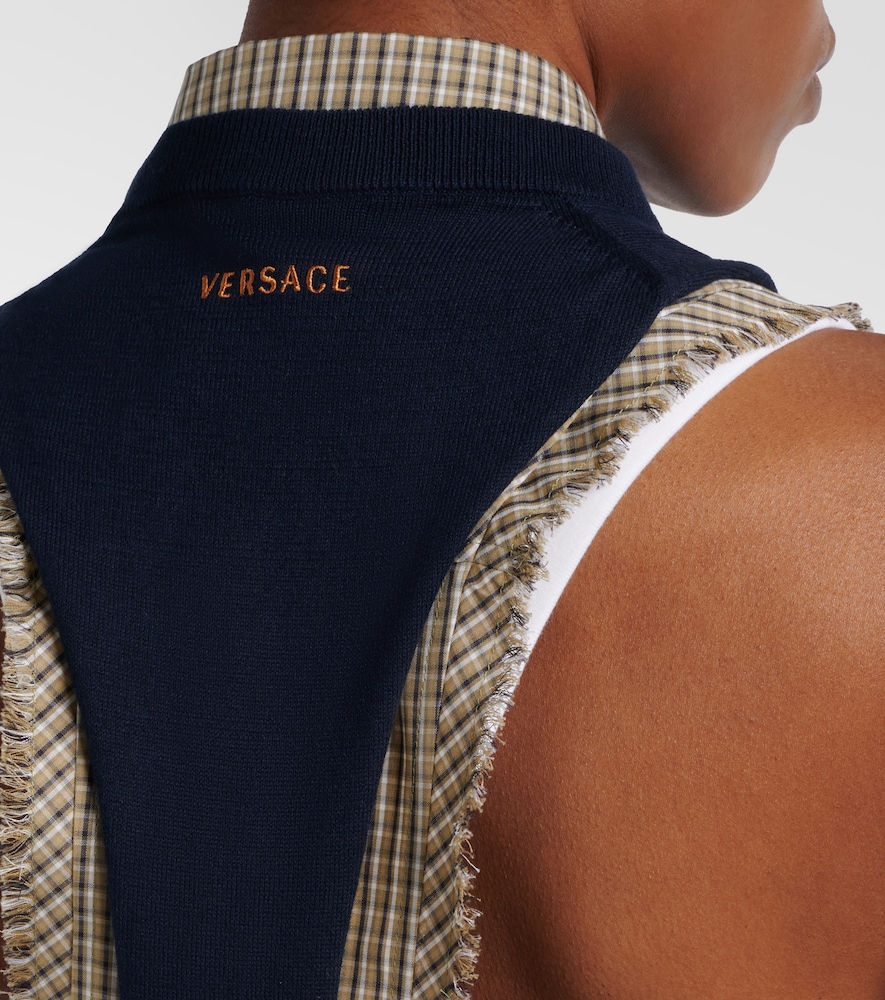  Versace Versace Knitted Cotton Top 