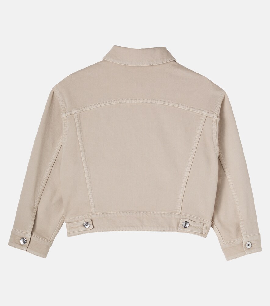  Brunello Cucinelli Kids Brunello Cucinelli Kids Jeansjacke Monili 
