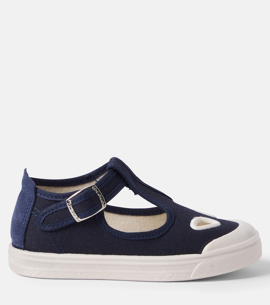  Il Gufo Il Gufo Cutout Canvas Sneakers 