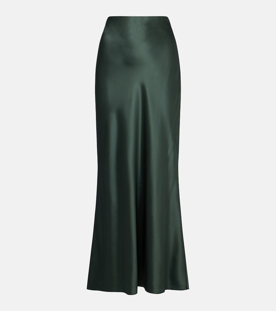 The Sei Silk satin maxi skirt