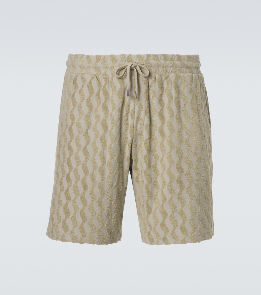 Bermuda-Shorts Augusto aus Jacquard-Frottee