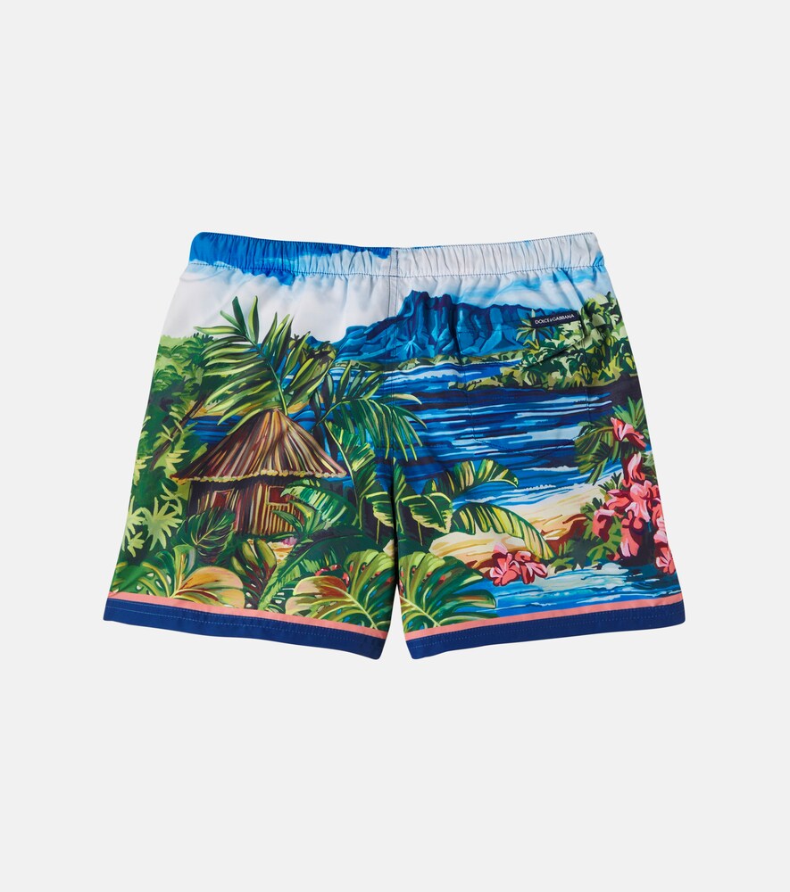  Dolce&gabbana Kids Dolce&gabbana Kids Bedruckte Badeshorts 