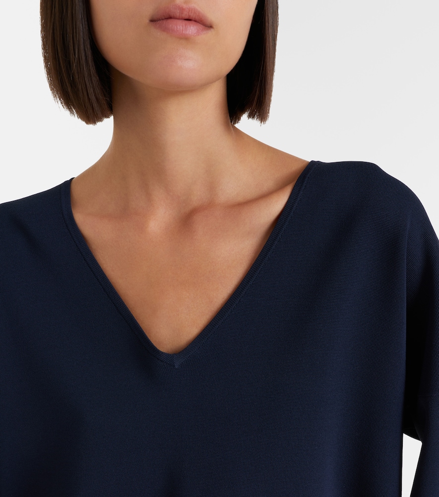  Max Mara Max Mara Embellished Crepe Top 