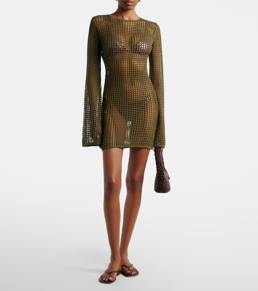 Bananhot Serena open-knit minidress