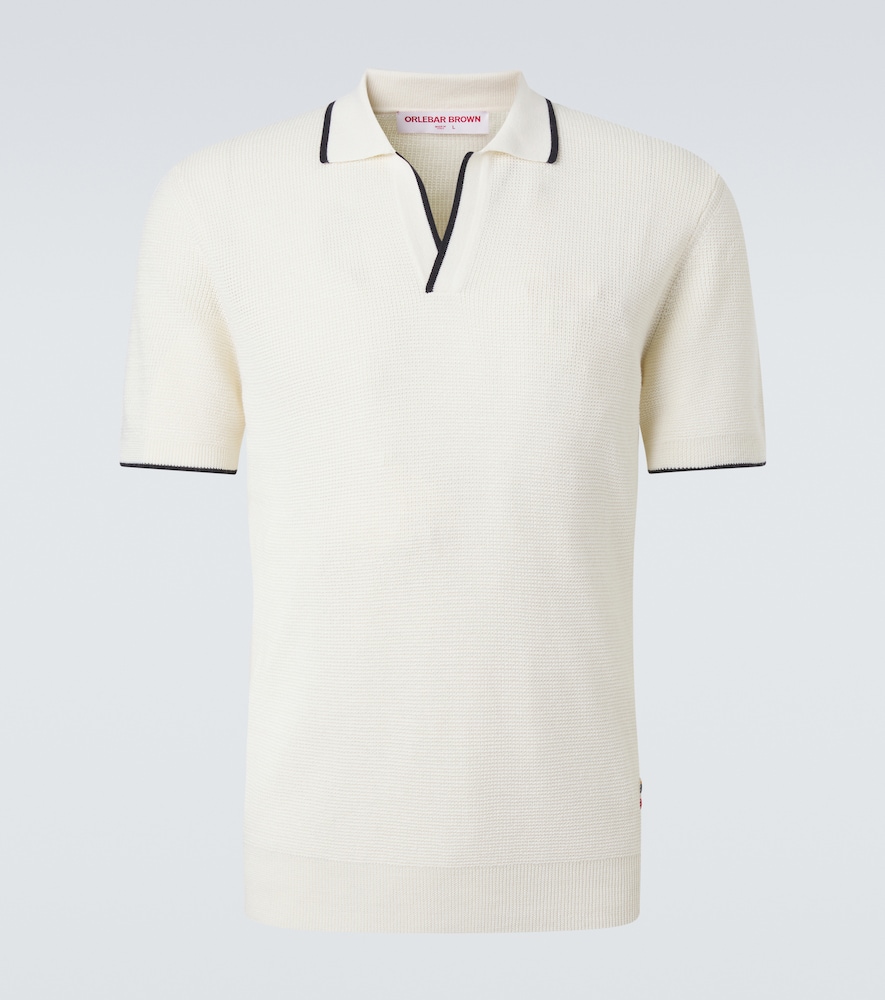 Orlebar Brown Horton wool piqué polo shirt