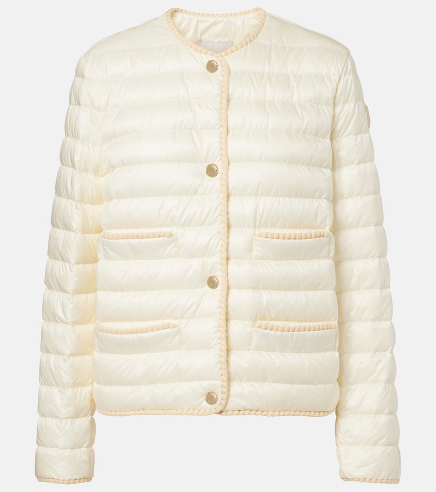 Moncler Circaete Quilted Down Jacket In White