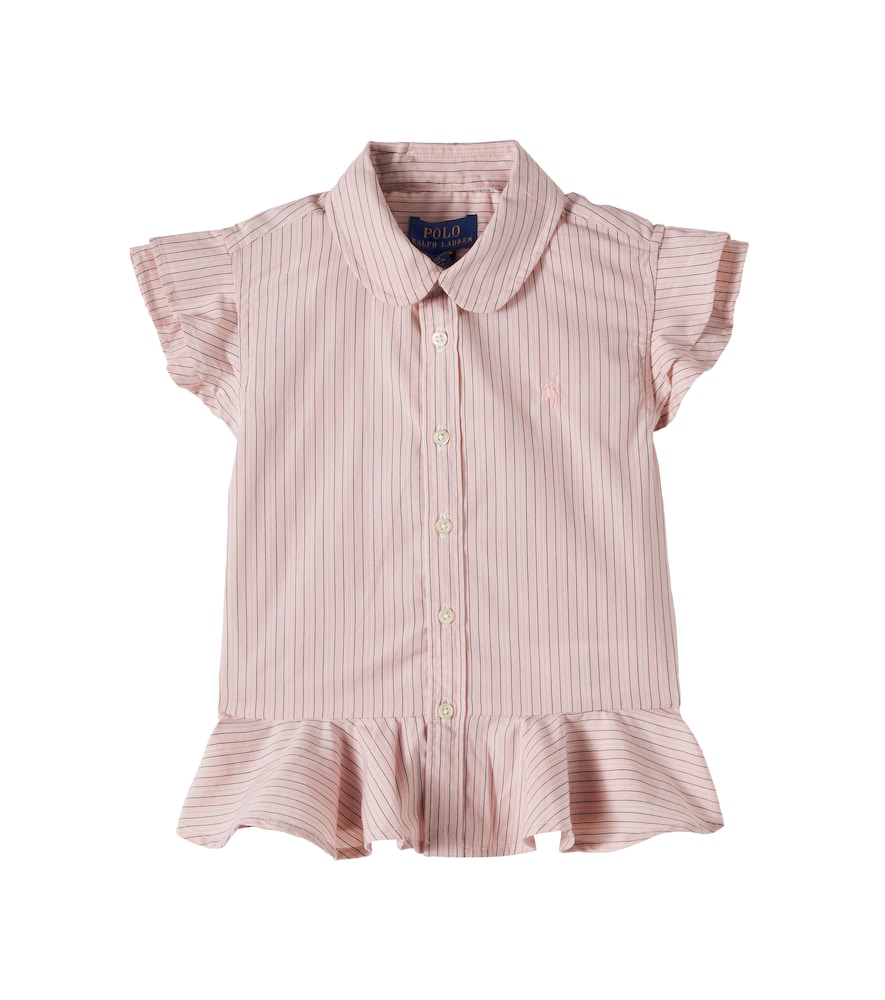 Bluse aus gestreifter Baumwolle