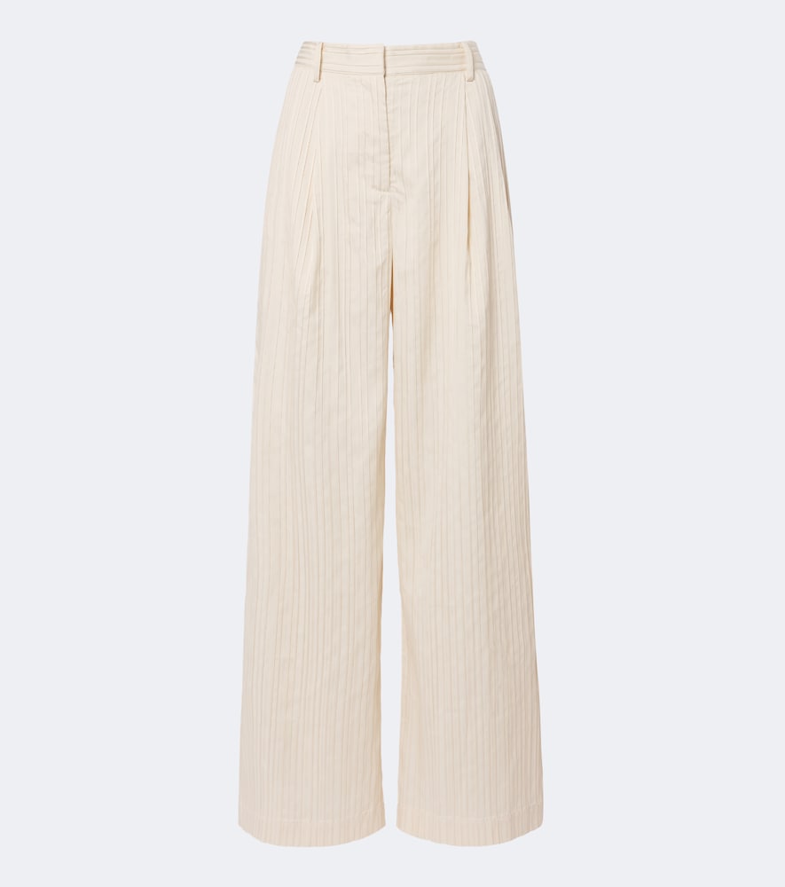 Pantaloni Grace a gamba larga a righe