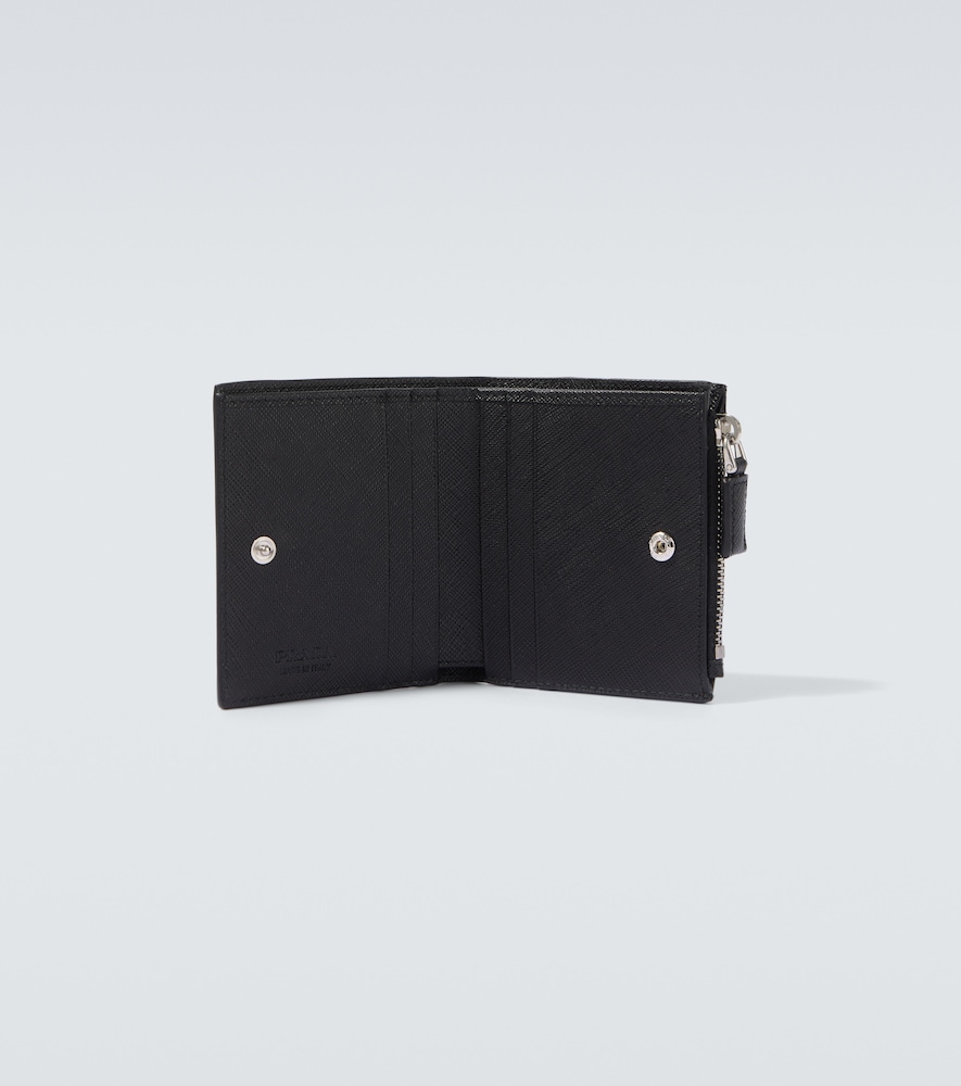 Prada Prada Small Saffiano Leather Wallet 