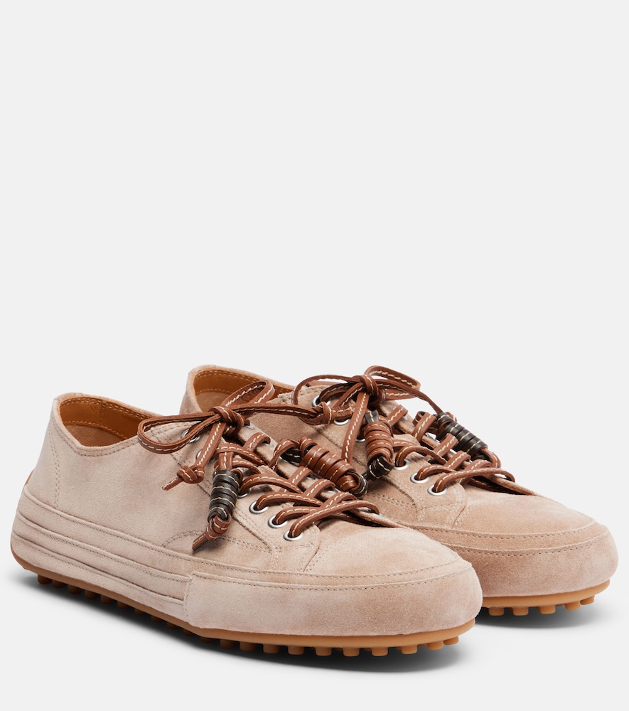 Sneakers aus Veloursleder