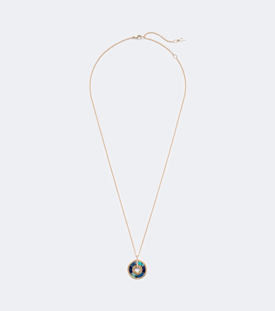 Collana Possession Décor Palace in oro rosa 18kt con pietre preziose