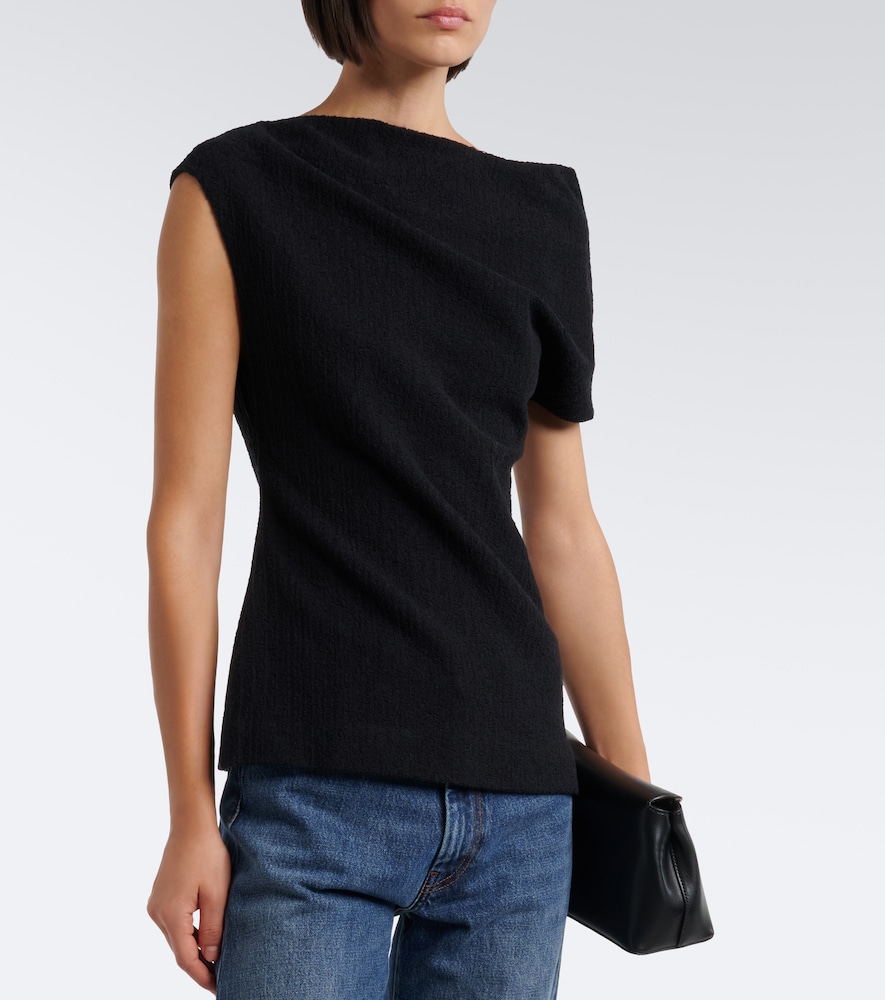 One-Shoulder Cotton Top