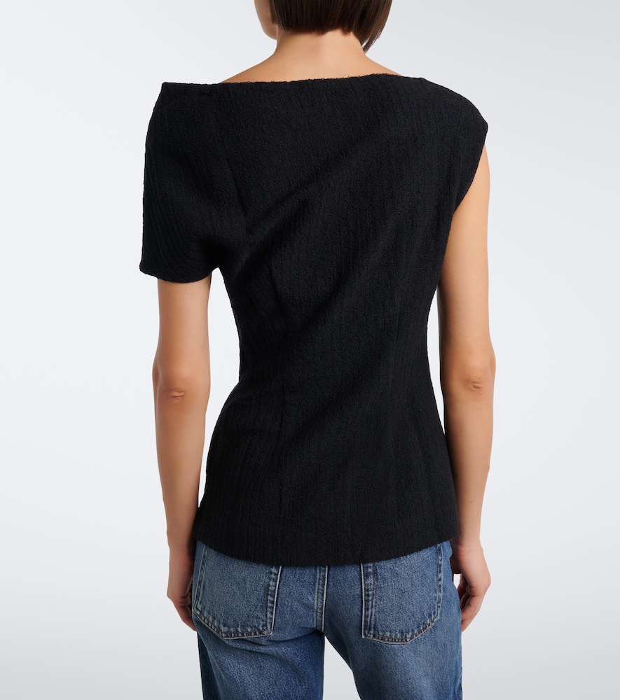 One-Shoulder Cotton Top