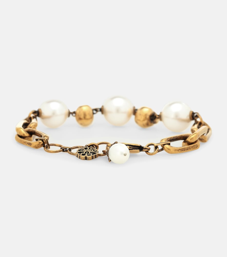 Faux Pearl Chain Bracelet
