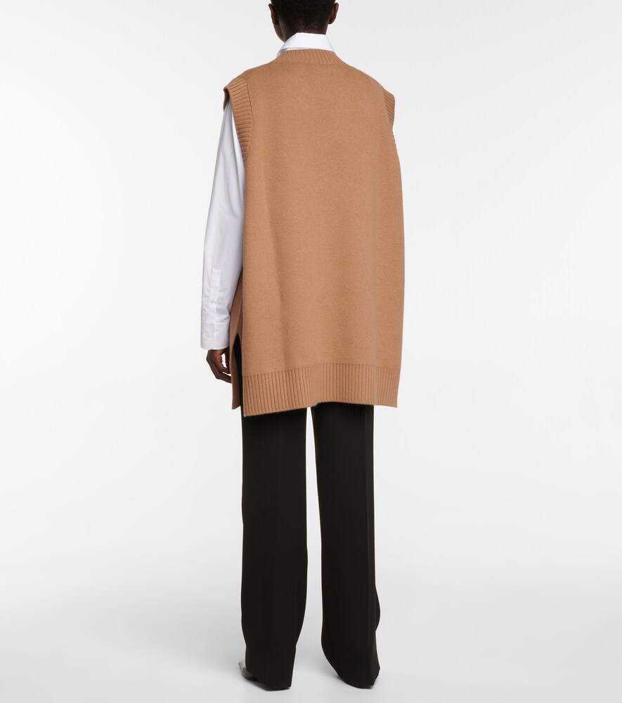  Prada Prada Chaleco De Cachemir Oversized 