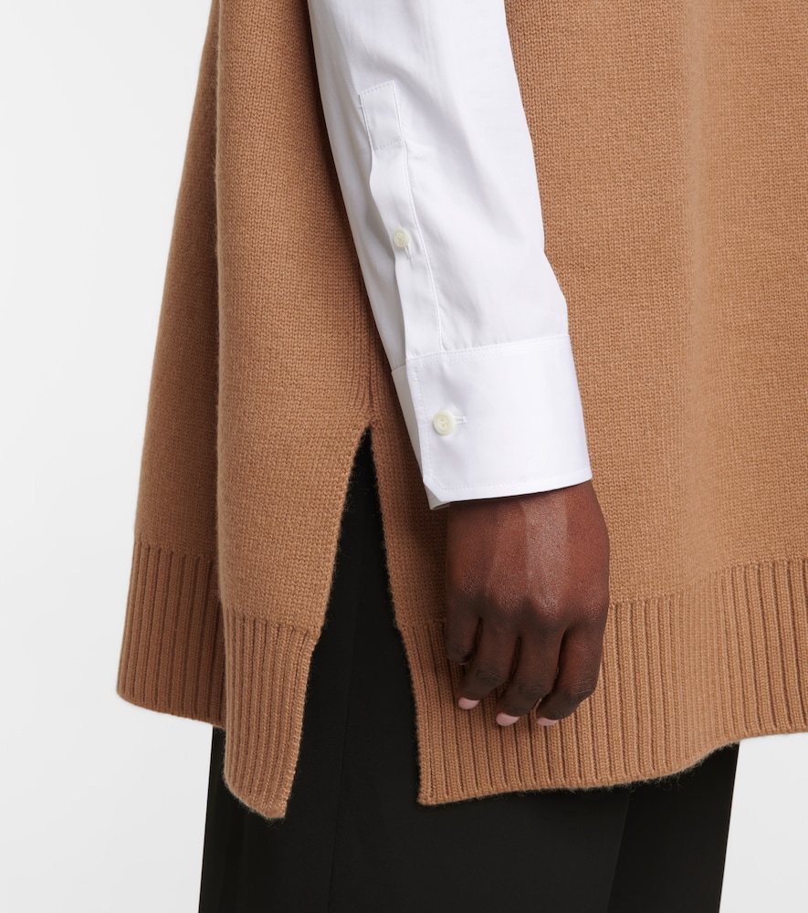  Prada Prada Chaleco De Cachemir Oversized 