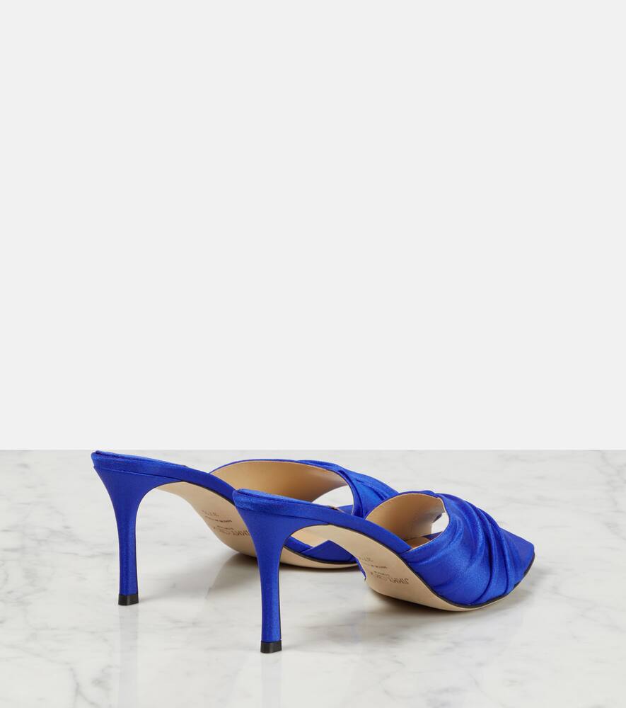 Jimmy Choo Basil 75 Jersey Mule In Purple