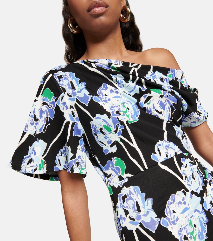  Diane Von Furstenberg Diane Von Furstenberg Bedrucktes Maxikleid Wittrock Aus Jersey 