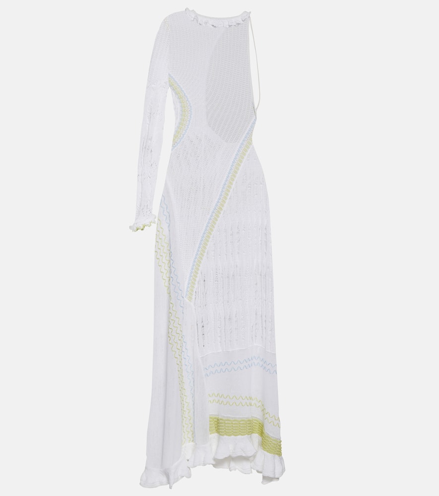 Roberta Einer Bianca Cotton Maxi Dress In White