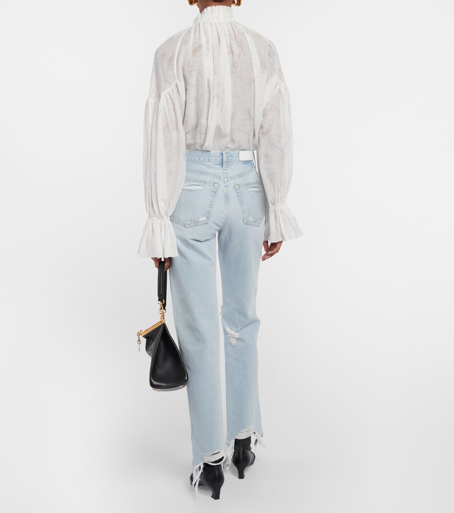  Re/done Re/done Jeans Rectos 90s De Tiro Alto 