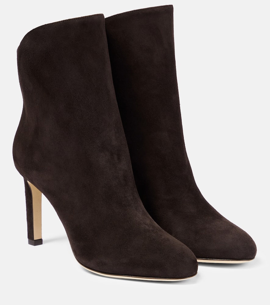 Jimmy Choo Karter 85 suede leather ankle boots