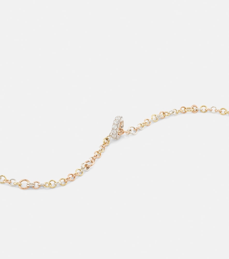  Spinelli Kilcollin Spinelli Kilcollin Halskette Gravity Aus 18kt Gelb-, Rosé-, Weißgold Und Sterlingsilber Und Diamanten 