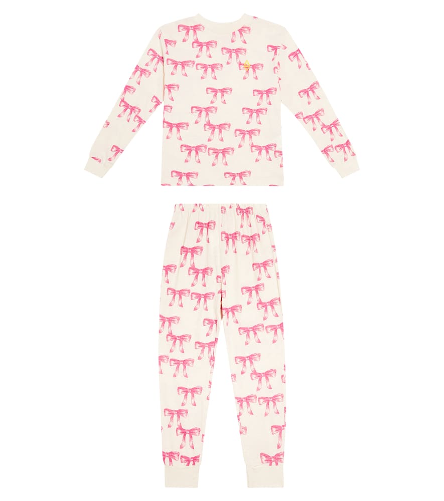 The Animals Observatory Llama printed cotton jersey pajamas