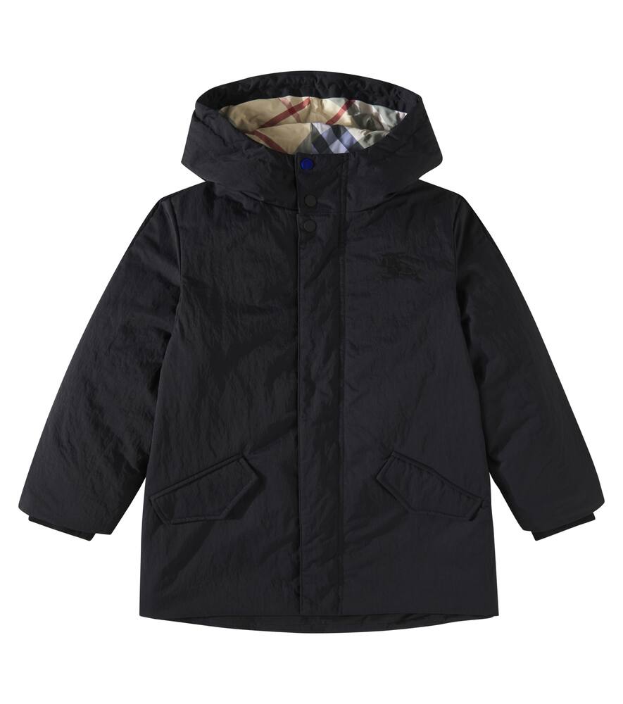 Burberry Kids Burberry Check reversible twill parka