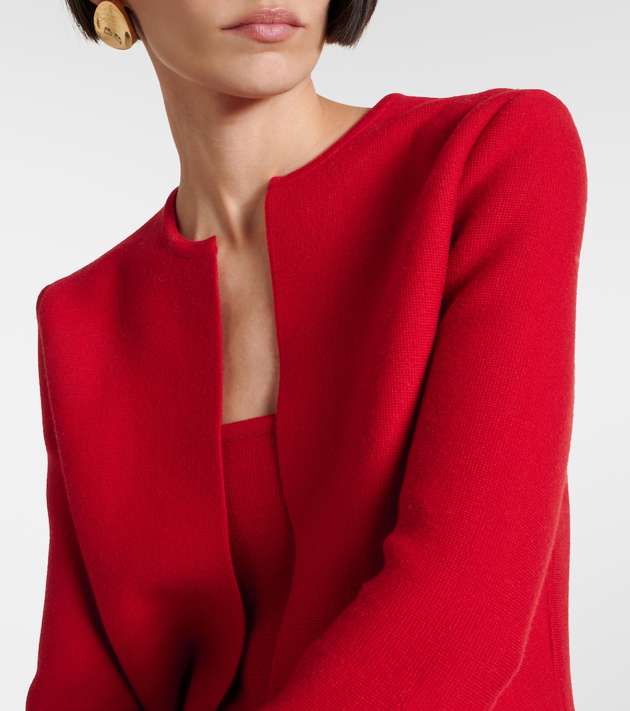  Gabriela Hearst Gabriela Hearst Cropped-jacke Katlin Aus Wolle 