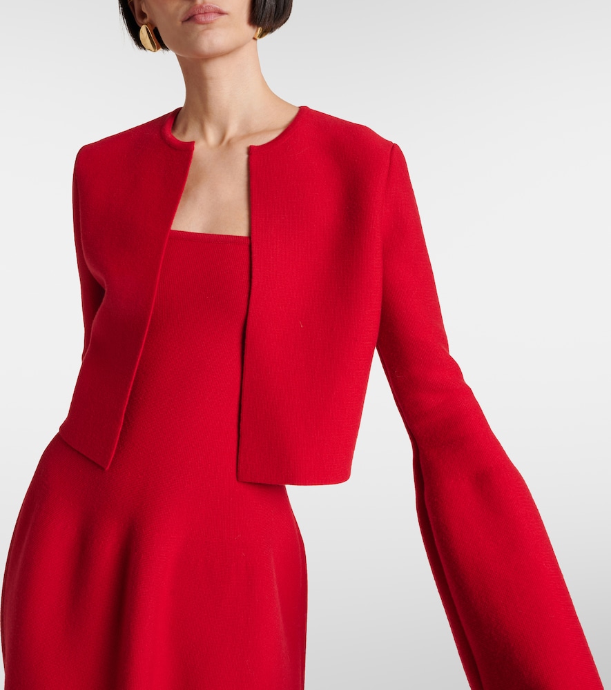  Gabriela Hearst Gabriela Hearst Cropped-jacke Katlin Aus Wolle 