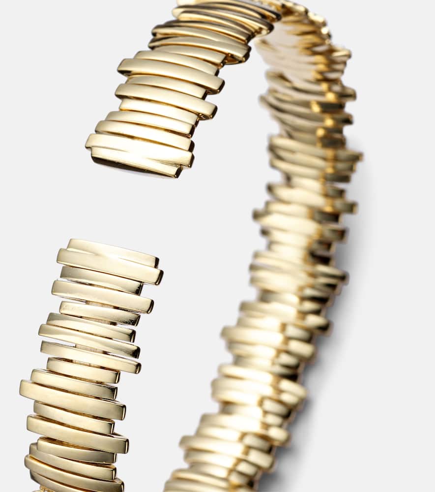 Suzanne Kalan Classic 18kt Gold Bracelet With Diamonds In Gold