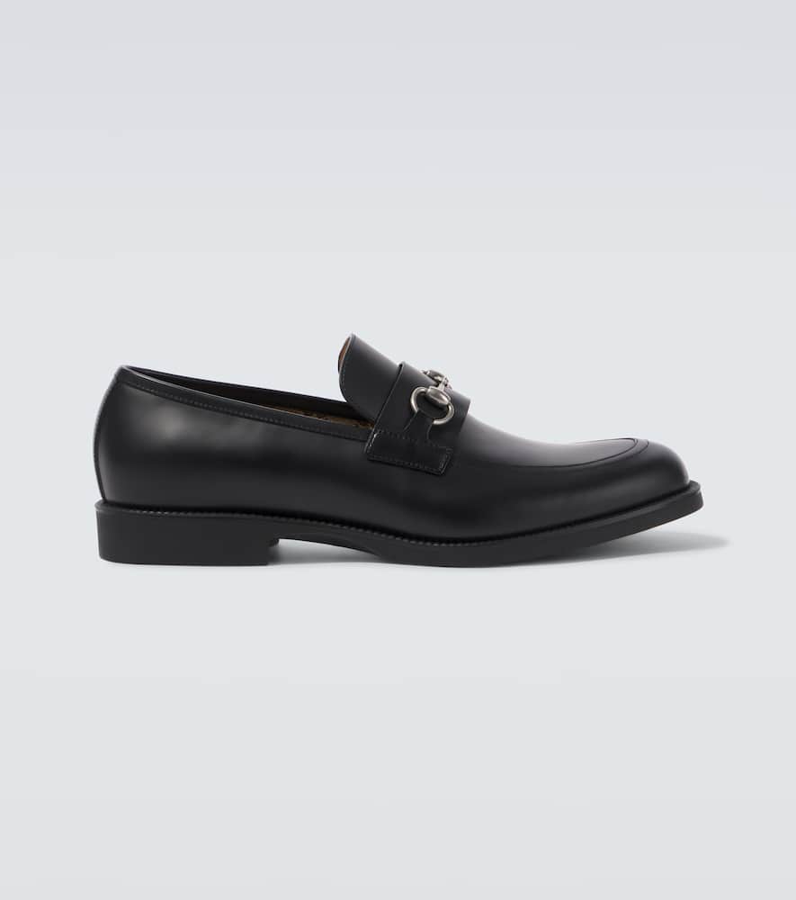 Gucci 50mm 1953 Horsebit Leather Loafers In Black