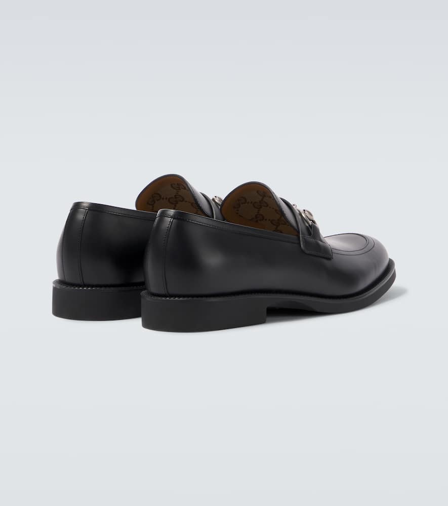 Gucci 50mm 1953 Horsebit Leather Loafers In Black