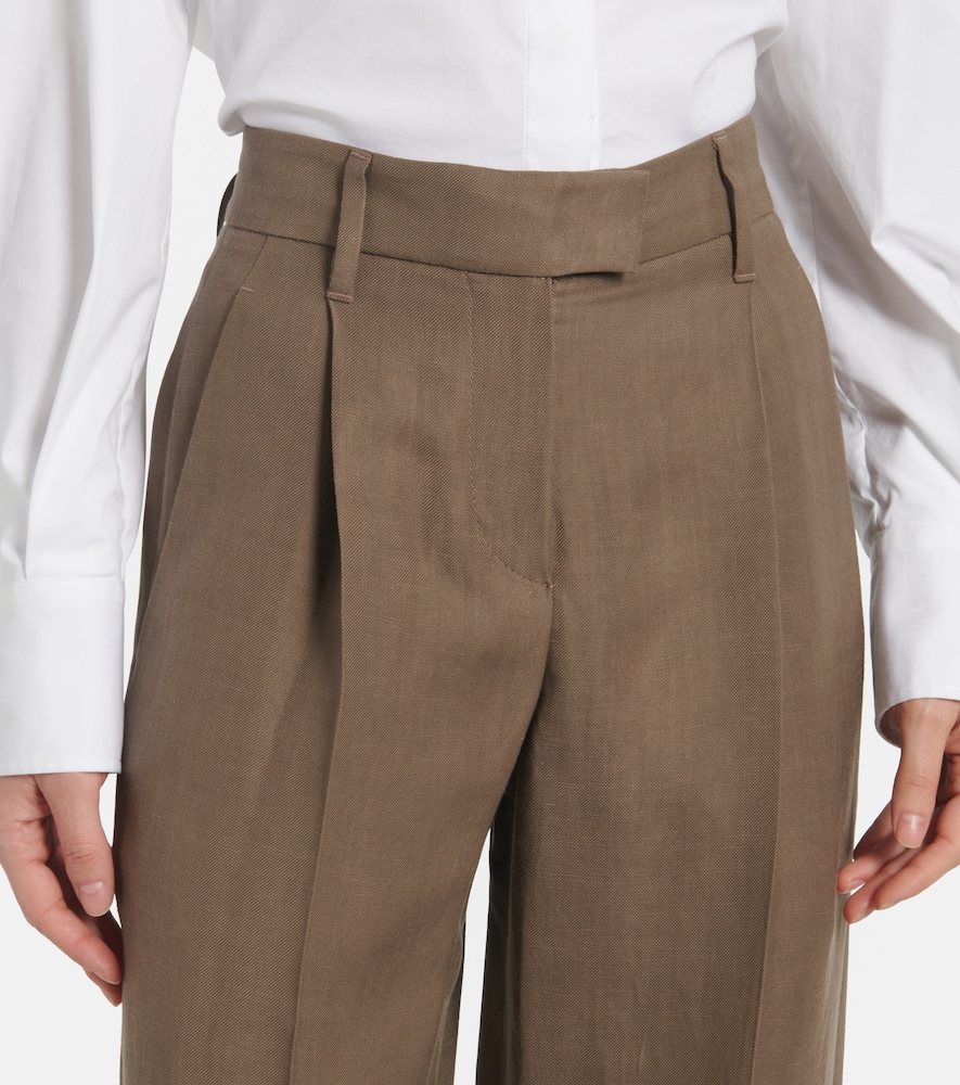  Brunello Cucinelli Brunello Cucinelli Weite High-rise-hose 