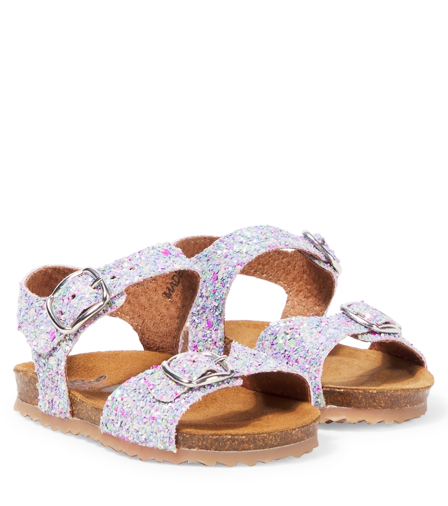 PèPè Sandales à paillettes