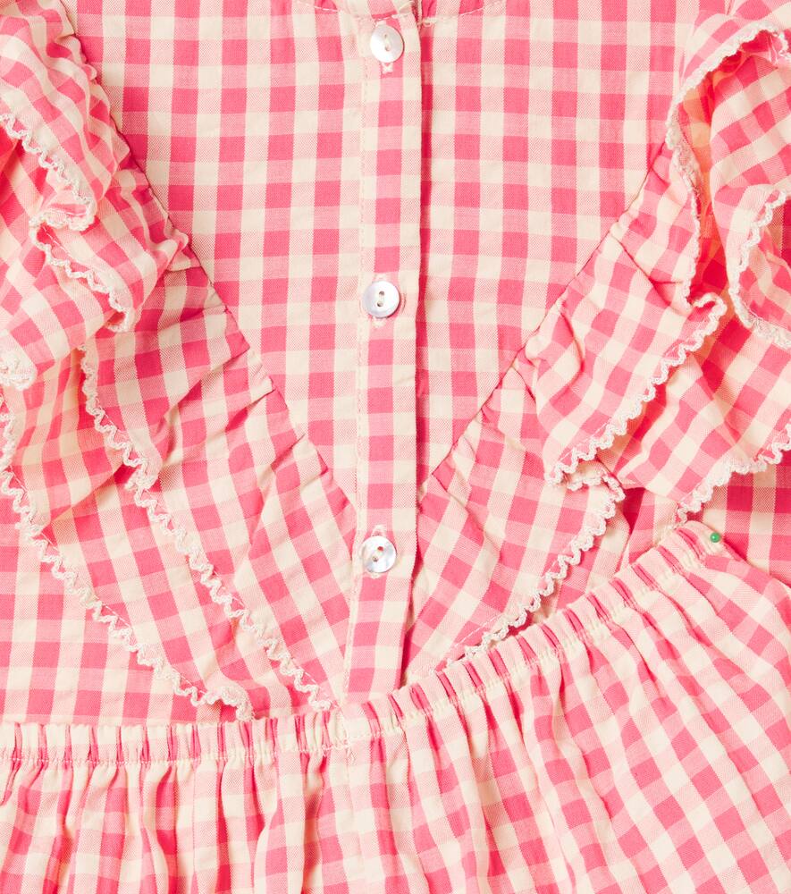Konges Slojd Kim Cotton Shirt And Shorts Set In Multicoloured