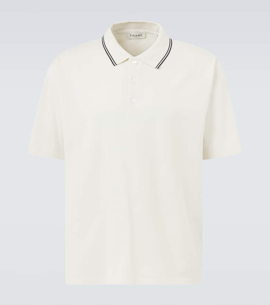Cotton piqué polo shirt