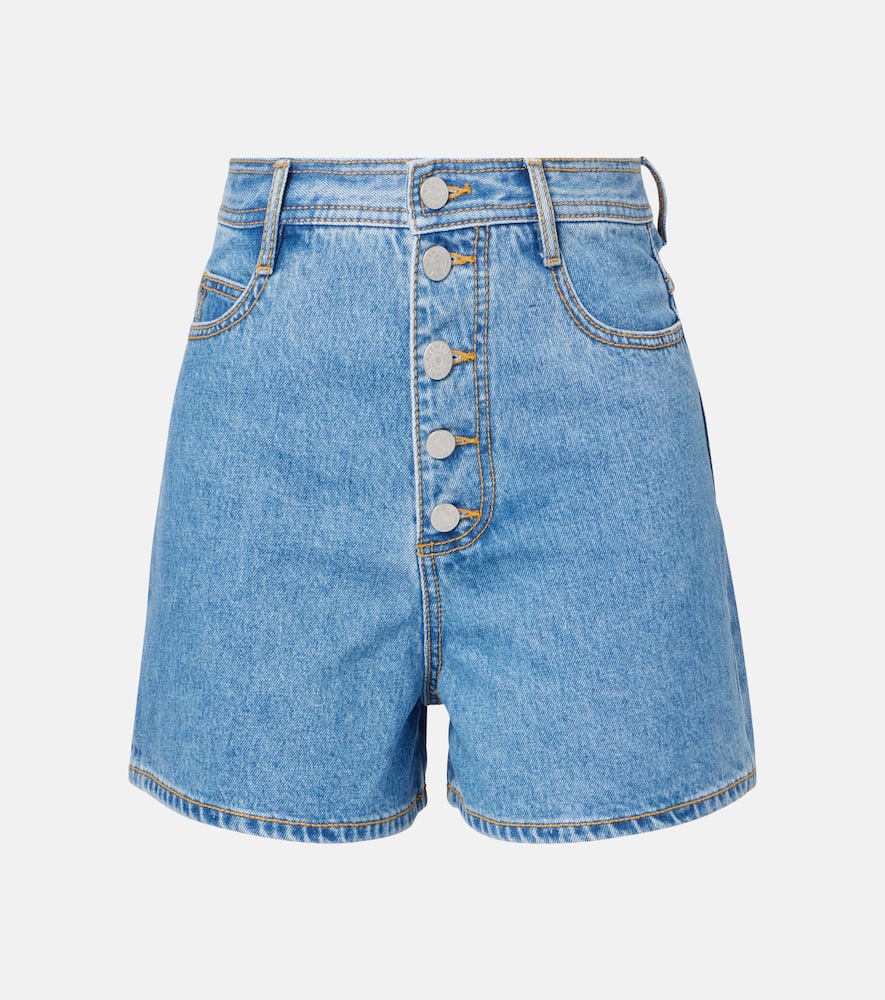 Alémais Stephi high-rise denim shorts