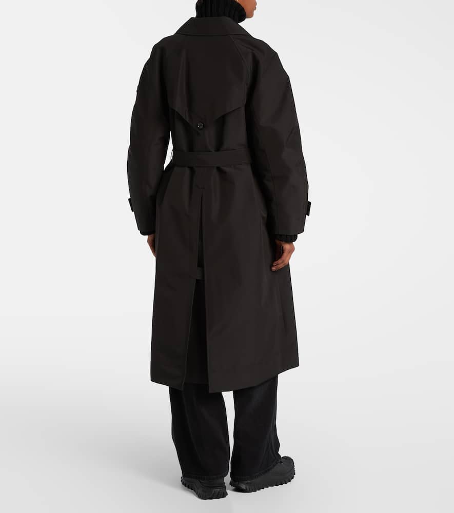 Moncler Genius X Ee72 By Edward Enninful Zake Long Trench Coat In Black
