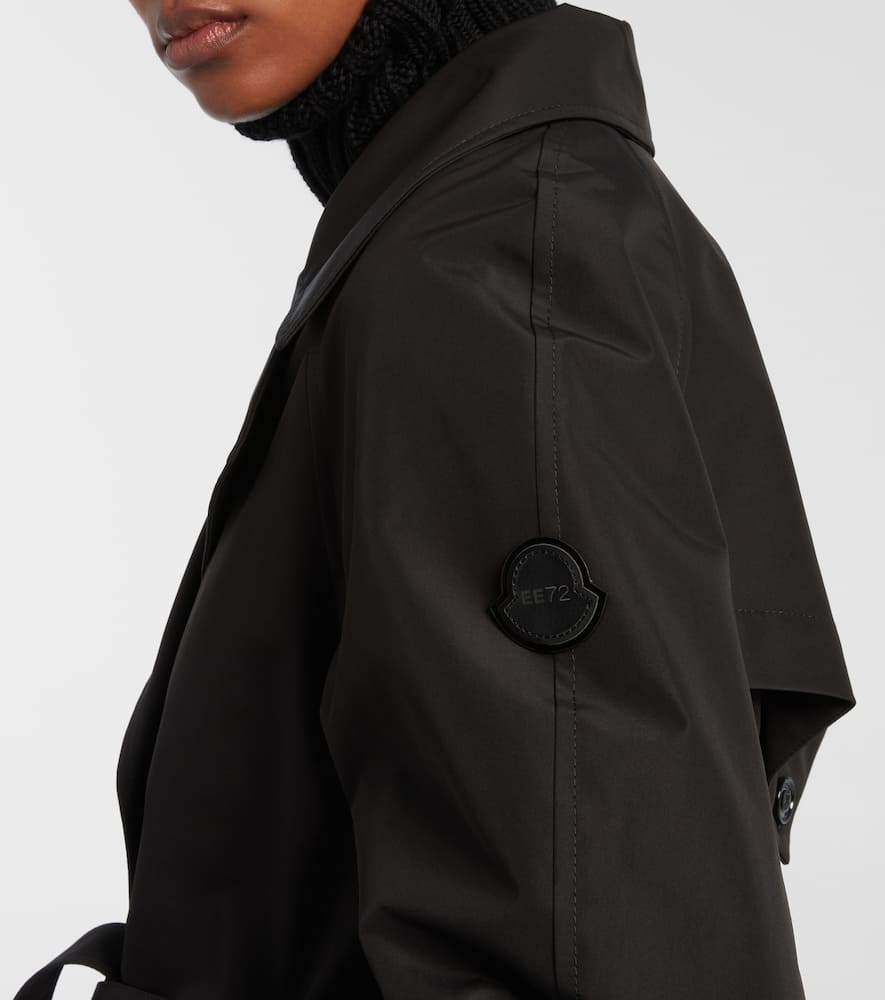 Moncler Genius X Ee72 By Edward Enninful Zake Long Trench Coat In Black