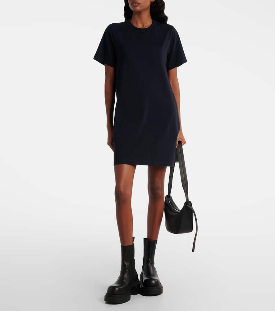 Sacai Paisley Paneled Minidress In Multi