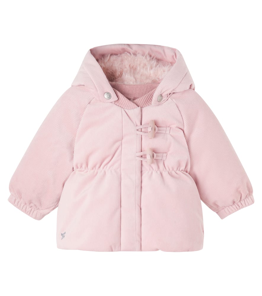 Wheat Baby Billo Hooded Corduroy Jacket In Pink