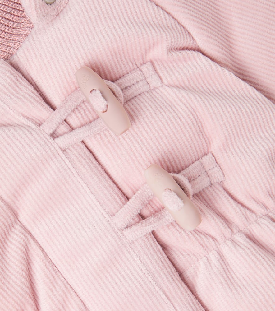 Wheat Baby Billo Hooded Corduroy Jacket In Pink
